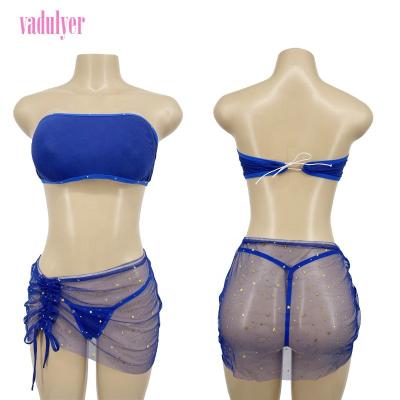 China Sets Vadulyer select your bikini top thong set stripper Exotic dancer lingerie or unlined swimwear for sale