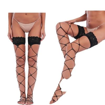 China Vadulyer New Design Breathable Net Rhinestone Sexy Stockings In Night Club for sale