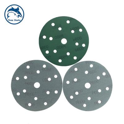 China Automobile grinding Chinese factory sells sandpaper for car grinding waterproof green film sandpaper discs sand paper for sale