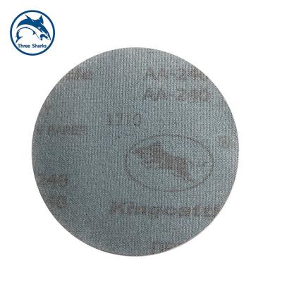 China High quality 6inch sand papr sandpaper disc abrasive round alumina sandpaper-4 for sale