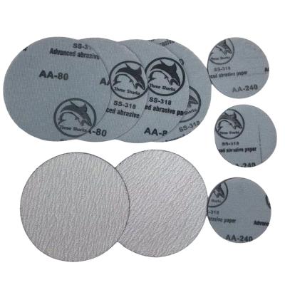 China High Quality Alumina Polishing Dry Sandpaper 5 Inch Disc Sandpaper For Wood Grinding Sandpaper for sale