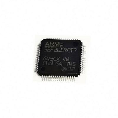 China High Quality Discount Price STM32F205RCT7 LQFP64 Original Brand New Microcomputer Chip Ic Microcontroller MCU Single Chip 32 Bit Patch for sale