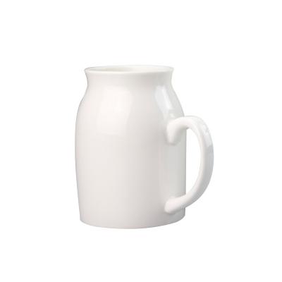 China Viable Wholesale High Quality White Milk Mugs Custom Sublimation Porcelain Mugs For Custom Printing for sale