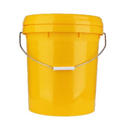 China Paint Plastic Oil Can With Lid Factory Price High Quality Plastic Container Paint Bucket for sale