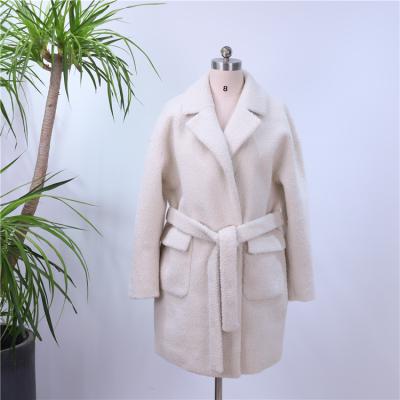 China 2022 Custom Fashion Anti-wrinkle Long Casual Collar Plus Size Women Long Faux Fur Coats For Ladies Winter for sale