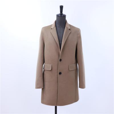 China Anti-wrinkle best product hot sale coats slim long thick woolen fashion winter wool jackets warm casual men camel for sale