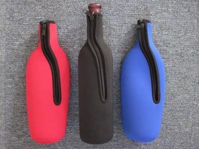 China Wine Bottle Cooler With Slide Fastner for sale