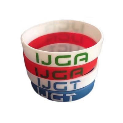 China LJGT Logo Silicone Bracelet for sale