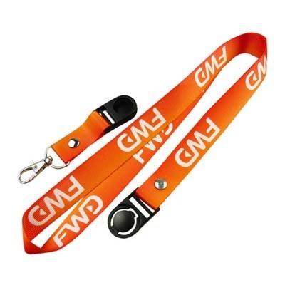 China Screen Printing Lanyards With Metal Clip for sale