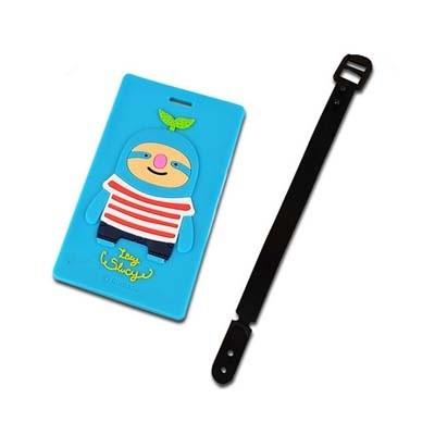 China Cartoon Silicon Luggage Tag for sale