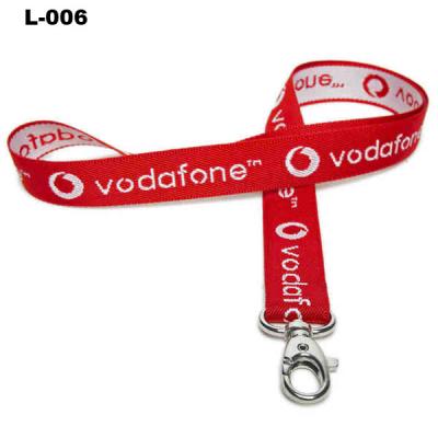 China Jacquard Weave Logo Lanyard for sale