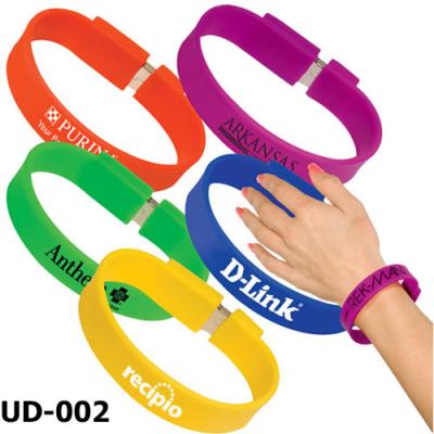 China Silicone Wristband Usb Flash Disk for sale