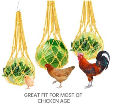 China Viable Wholesales Chicken Vegetable Twine Bag For Chickens Goose Duck Large Birds Product for sale