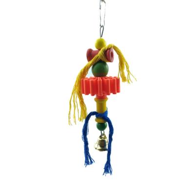 China Viable Birdcage Accessories Pendant Parrot Bird To Relieve Boredom Chew Toy Large Gear Toy for sale