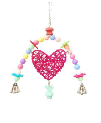 China Viable Bird Parrot Hanging Pets Toy For Parrot Bird Toys Cat Cage Toy for sale