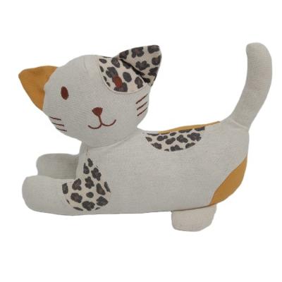 China Cat Lover Gifts Stopper Fabric Interior Door Animal Stopper Decorative Doorstops for sale