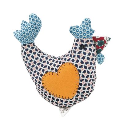 China Lovely Gift Patchwork Chicken Stuffed Chicken Plush Toys for sale