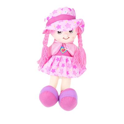 China Cartoon Toy Baby Doll Baby Girl Gifts Cloth Dolls Kids Plush Toys for sale