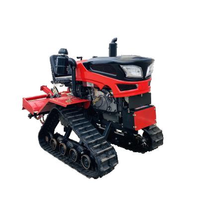 China Hotels Crawler Tractor 25 Hp Amphibious Seat Plow Orchard Tractor for sale