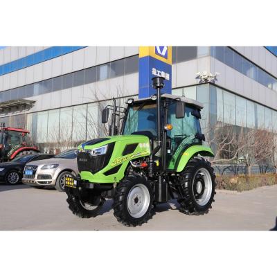 China Hot Sale Mini 4x4 40hp Farm Working Machinery Tracktors 4 Wheel Tractor Drive Farm Wheel Tractor With Front Loader For Sale for sale