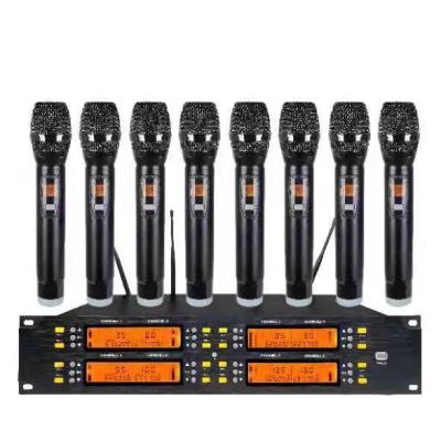 China Digital 8 Frequency Adjustable Mic Channel Wireless Microphone System Large Headset Microphone Channel 8 Gooseneck Conference Handheld Lapel Stage for sale