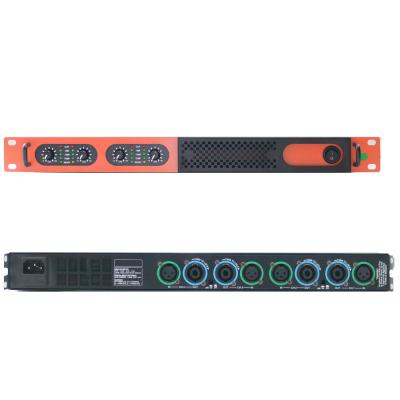 China MiCWL D8400 Orange Color 4 Channel 3400W Digital High Power Amplifier 4x850 Watt Not Output Amp For Home Stage Performance Karaoke for sale