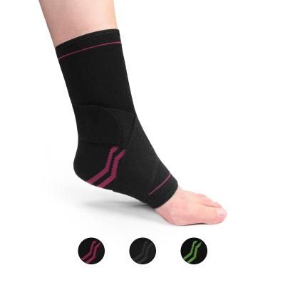 China Adjustable Sports Safty Men or Women Ankle Support Brace Wrap Relief Pain Relief Pain For Ankle for sale