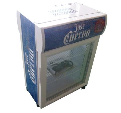 China 35L two glass door Mini cooler, Cola Fridge for sale