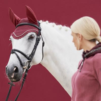 China Custom New Arrivals Fashion Insect Proof Horse Equipment Protective Face Fly Equestrian Horse Fly Mask for sale