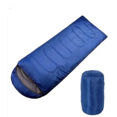 China Realsin 170T Polyester Fiber Sleeping Bag Summer Survival Camping Envelope Eco-friendly Wholesale Outdoor Sleeping Bag for sale