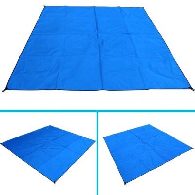 China Realsin Pocket Polyester Liner Beach Blanket Mat Camping Picnic Ultralight Lightweight Rug for sale