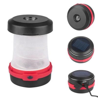 China Realsin Power Rechargeable AUTOMATIC Camping Light Outdoor LED Solar Lighting Solar Camping Lantern From The Bank for sale