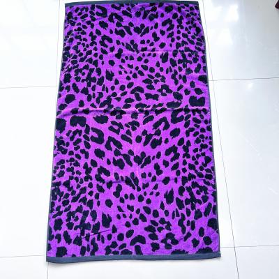 China Hot Sell summer oversized Beach Towel Cotton Jacquard Beach Towel for sale