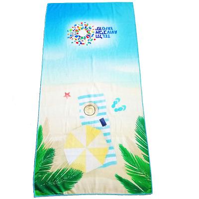 China 2022 trend microfiber sand free beach towel custom  eco friendly beach towel microfiber beach towel wholesale for sale