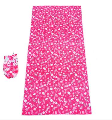 China RPET microfiber waffle beach towel golf  towel for sale