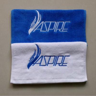 China Low MOQ fitness towel/ hand towel/ face towel with customized embroidery for sale