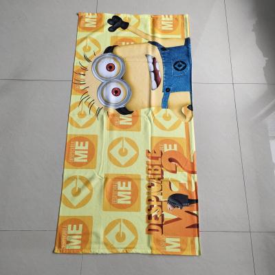 China Luxury organic microfiber beach towels with logo custom designer recycled print quick dry kids beach towel for sale