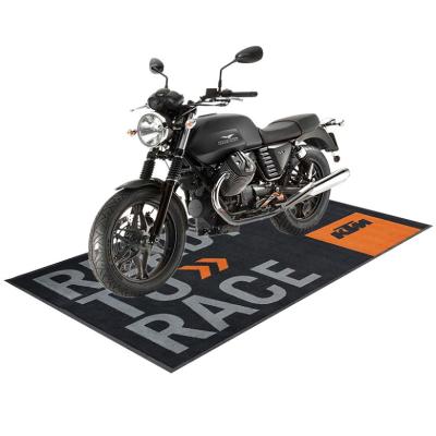 China Rubber Oil Mat Custom Rubber Bike Mat Heavy Duty Motorcycle Home Made Covers Motorcycle Garage Mats for sale