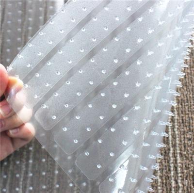 China Easy To Clean Transparent Floor PVC Protective Chair Mat Carpet Protector for sale