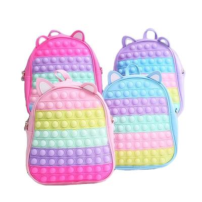 China Customized New Design Fashion Children Anti-theft Backpack School Backpack Lightweight Bags for sale