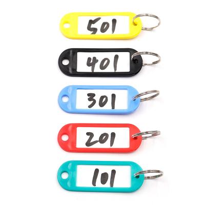 China Plastic Key Chain Key Indicator Label Plastic Soft Plastic Classification Plate for sale