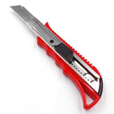 China Cheap Slide Factory Price DIY Tools Safety Open Retracting Mini Desktop Paper Cutter Utility Knife With 18mm Blade for sale