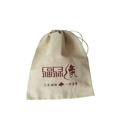 China Custom Wholesale Drawstring Bag Tote Bags Pure Coffee Bags For Bread Bag Cotton Packaging Canvas Pouch for sale