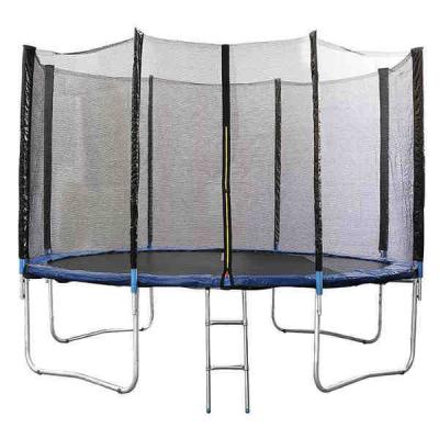 China Eco-friendly trampoline with safety net and double protection with zipper loop trampoline ring outside for sale