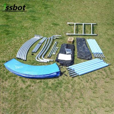 China Low MOQ , Durable And Beautiful Eco - Friendly Pumpkin Shaped Professional Outdoor Park Trampoline for sale