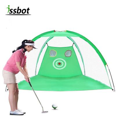 China Portable Fiberglass + Polyester Iron Tube Golf Net+ Hitting Net Outdoor Golf Practice Net Indoor Golf Swing Training Aids Driving Cage Hit Net for sale