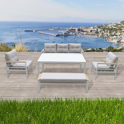 China Modern High Quality Corner Garden Sofa Big Loading Patio Couch Sofa Set Outdoor for sale