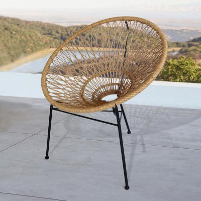 China High Quality Weather Outdoor Furniture Rattan Chair Bistro Sets Hotel Project Wicker Chairs Garden Furniture for sale