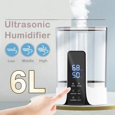 China Digital LCD Screen Control 6L Capacity Essential Oil Fragrance Humidifier Aroma Diffuser Large For Home for sale