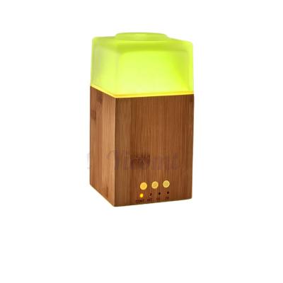 China Wholesale Hotel Customs Grain Aromatherapy Essential Oils Humidifier Ultrasonic Wooden Aroma Diffuser for sale